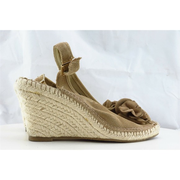 Bandolino Women Sz 6.5 M‎ Brown Wedge Leather,Suede Shoes - Picture 4 of 8